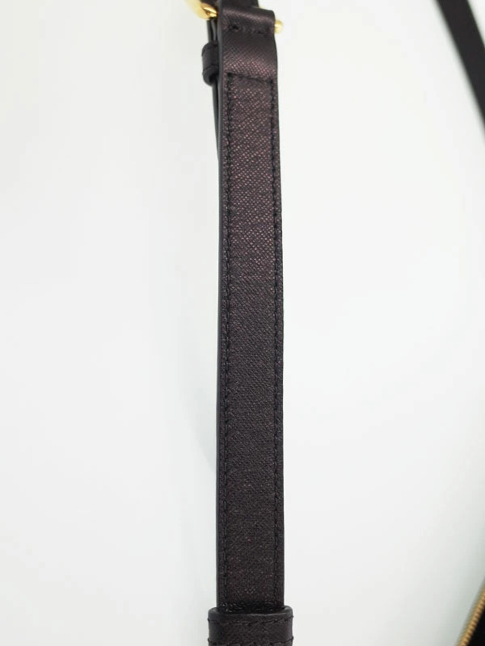 Prada shoulder Black leather Saffiano bag - Picture 6 of 9